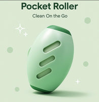 Pocket Roller reusable lint remover for pet hair, clothes, and travel – green color